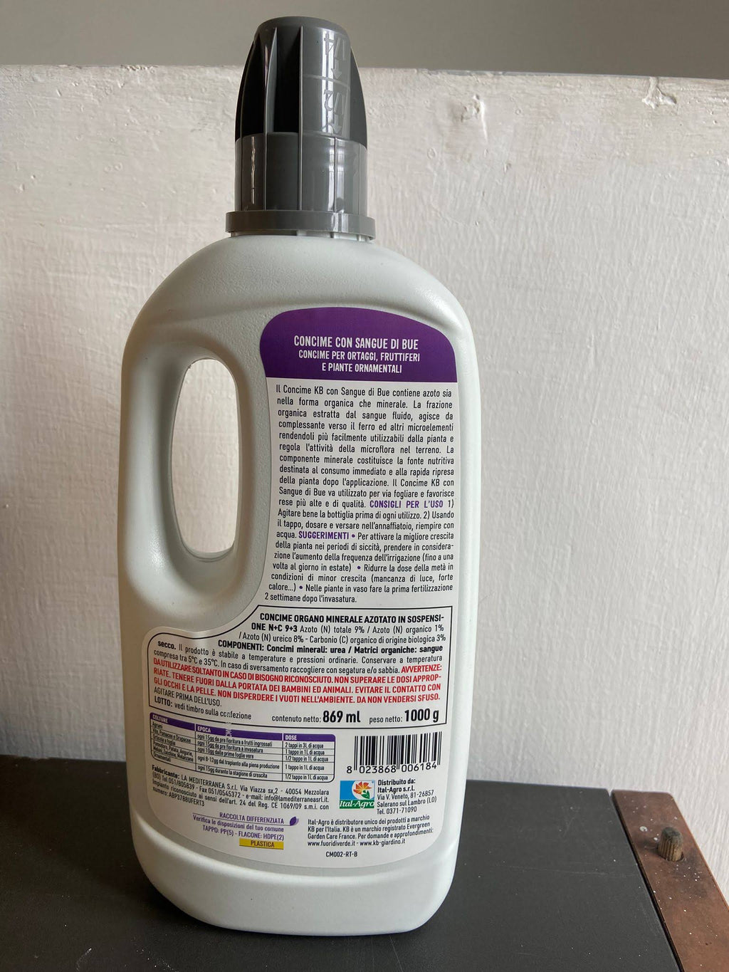 Concime con Sangue di Bue - Piante più rigorose KB 1lt
