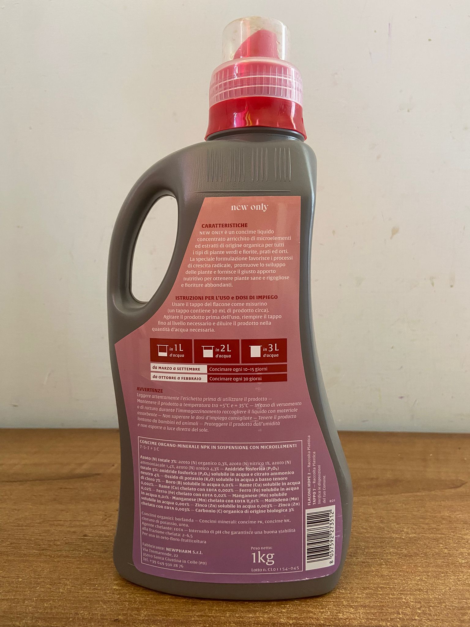 Concime Universale New Only Newpharm 1 Kg – Fioriture Abbondanti e Piante Più Forti