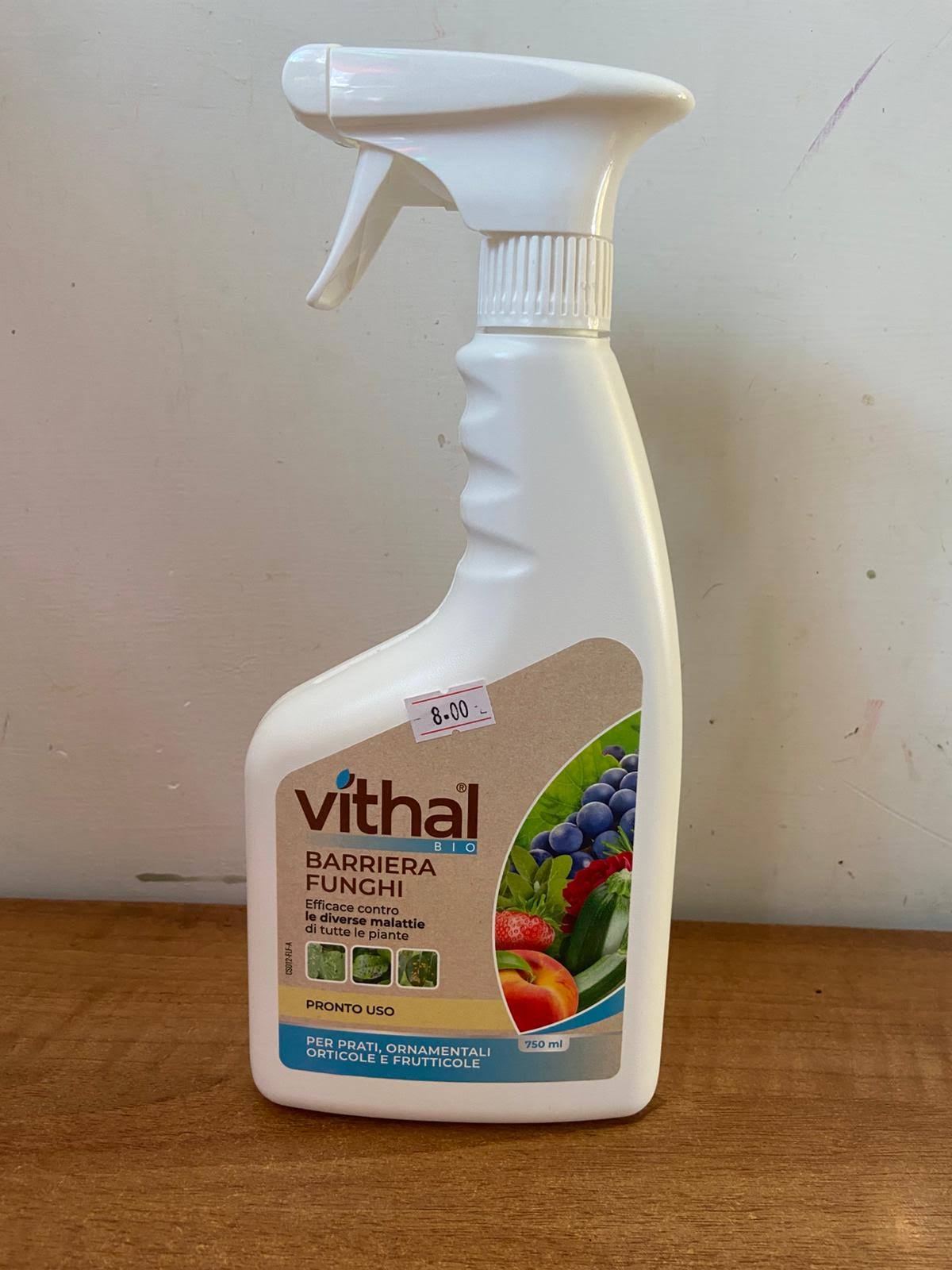 Vithal Bio Barriera Funghi 750 ml Pronto uso - Efficace contro le diverse malattie di tutte le piante